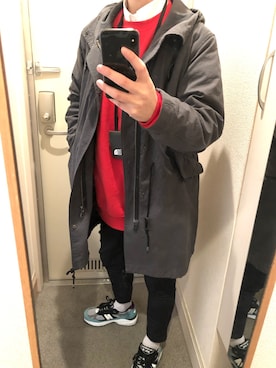 「本日のコーデ」｜「アイテム（ジャケット/アウター）」を使った、tAKEHIrOさん（メンズ・172cm）の冬コーディネート