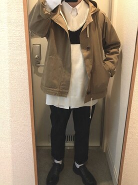 「BASQUE magenta（バスクマゼンタ）のアイテム（ベスト）」を使った、tAKEHIrOさん（メンズ・172cm）の春コーディネート