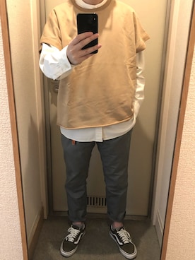 「WACHO（ワチョ）のアイテム」を使った、tAKEHIrOさん（メンズ・172cm）の春コーディネート