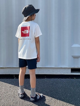 「アイテム（サンダル）」を使った、DRAGONBOYさん（キッズ・134cm）の春コーディネート
