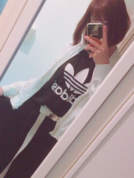 「adidas（アディダス）のアイテム（タンクトップ）」を使った、aoi.さん（レディース・168cm）の夏コーディネート