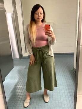 「pants」｜「アイテム（スリッポン）」を使った、tacocatさん（レディース・170cm）の夏コーディネート