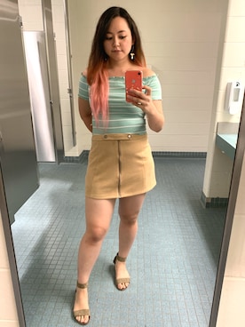 「skirt」｜「アイテム（サンダル）」を使った、tacocatさん（レディース・170cm）の夏コーディネート