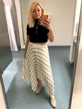 「fall style」｜「アイテム（スリッポン）」を使った、tacocatさん（レディース・170cm）の秋コーディネート