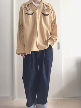 「Pilgrim（ピルグリム）のアイテム」を使った、ひろきのこさん（メンズ・176cm）の秋コーディネート