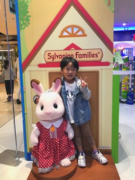 「codycoby（コーディーコービー）のアイテム」を使った、いつきさん（キッズ・100cm）の春コーディネート