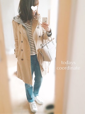 「アイテム（ピアス（両耳用））」を使った、kananaさん（レディース・161cm・30代）の春コーディネート
