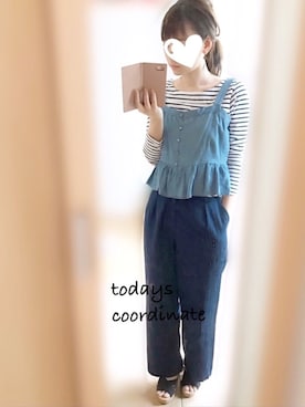 「アイテム（ピアス（両耳用））」を使った、kananaさん（レディース・161cm・30代）の夏コーディネート