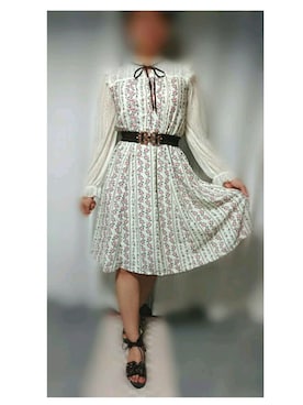 「axes femme（アクシーズファム）のアイテム（サンダル）」を使った、Amyさん（レディース・154cm）の秋コーディネート