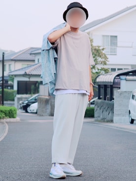 「RYO TAKASHIMA（リョウタカシマ）のアイテム（アクセサリー）」を使った、ヒロさん（メンズ・180cm）の夏コーディネート