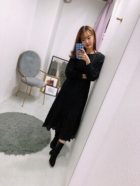 natsukafukuさん（レディース・160cm）の冬コーディネート