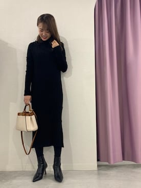 natsukafukuさん（レディース・160cm）の冬コーディネート