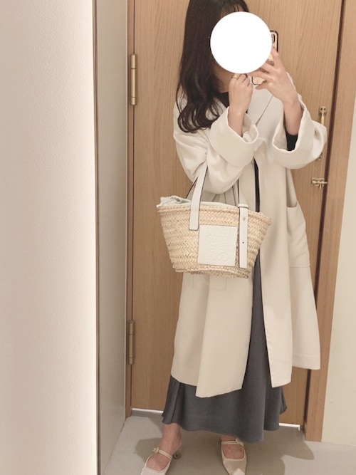 Mila Owen ミラオーウェン コート ラペルカラーボックス袖コート レディース 秋冬 オリーブ色 Mila Owen（ミラオーウェン） ノーカラーコート 0 アイボリー