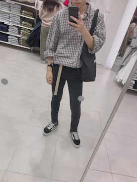 「Daniel Wellington（ダニエルウェリントン）の販売終了クラシックペティット アッシュフィールド32mm（アナログ腕時計）」を使った、だいちゃんさん（メンズ・169cm）の秋コーディネート