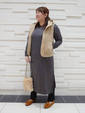 「KELTY（ケルティ）のアイテム」を使った、coen みー子さん（レディース・162cm）の秋コーディネート