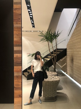 「MAXMARA WEEKEND LINE（マックスマーラウィークエンドライン）のアイテム」を使った、酒八十さん（レディース・171cm）の夏コーディネート