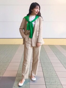 「Easy Set Up」｜Rikakoさん（レディース・160cm）の冬コーディネート