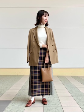 「BRACTMENT（ブラクトメント）のアイテム（ジャケット/アウター）」を使った、Rikakoさん（レディース・160cm）の秋コーディネート
