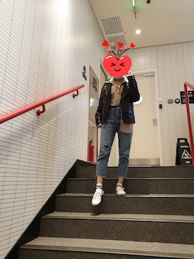 「NOのアイテム（ジャケット/アウター）」を使った、Elena30453724さん（レディース・158cm）の秋コーディネート