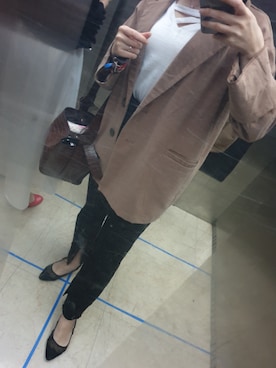 「cache cache（カシュ カシュ）のアイテム（トップス）」を使った、Elena30453724さん（レディース・158cm）の秋コーディネート