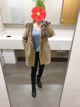Elena30453724さん（レディース・158cm）の冬コーディネート