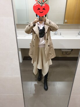 「SASA（ササ）のアイテム」を使った、Elena30453724さん（レディース・158cm）の冬コーディネート