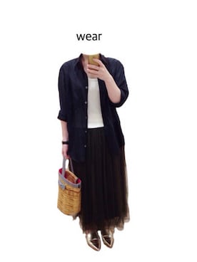 「Marc by Marc Jacobs（マークバイマークジェイコブス）のアイテム（ブレスレット）」を使った、srinさん（レディース・163cm）の秋コーディネート
