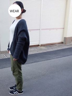 「MERVEILLE H.（メルベイユアッシュ）のアイテム」を使った、srinさん（レディース・163cm）の冬コーディネート