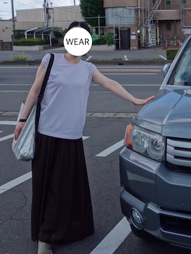 「Marc by Marc Jacobs（マークバイマークジェイコブス）のアイテム（ブレスレット）」を使った、srinさん（レディース・163cm）の秋コーディネート