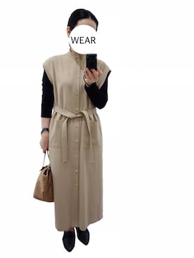 srinさん（レディース・163cm）の冬コーディネート