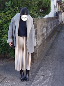 srinさん（レディース・163cm）の冬コーディネート