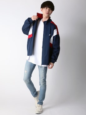 「KANGOL（カンゴール）のアイテム（ジャケット/アウター）」を使った、Kanoさん（メンズ・178cm）の冬コーディネート