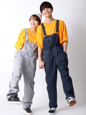 「SITRY（シトリー）のアイテム（オールインワン・サロペット）」を使った、Kanoさん（メンズ・178cm）の夏コーディネート