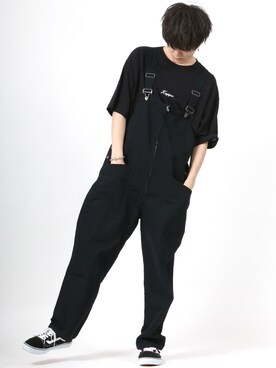 「SITRY（シトリー）のアイテム（オールインワン・サロペット）」を使った、Kanoさん（メンズ・178cm）の夏コーディネート