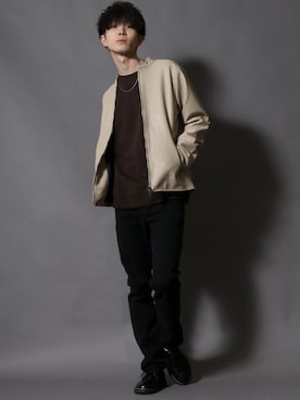 「SITRY（シトリー）のアイテム（財布/小物）」を使った、Kanoさん（メンズ・178cm）の冬コーディネート