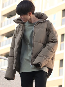 「SITRY（シトリー）のアイテム（財布/小物）」を使った、Kanoさん（メンズ・178cm）の冬コーディネート