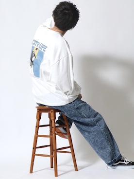 「Levi's（リーバイス）のアイテム（財布/小物）」を使った、Kanoさん（メンズ・178cm）の冬コーディネート