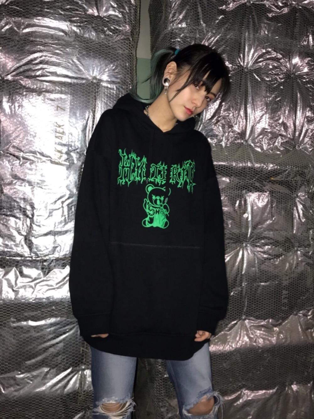 natalie｜HYSTERIC GLAMOURのパーカーを使ったコーディネート - WEAR