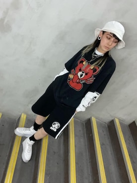 「ロンt」｜「アイテム（財布/小物）」を使った、natalieさん（レディース・160cm）の春コーディネート