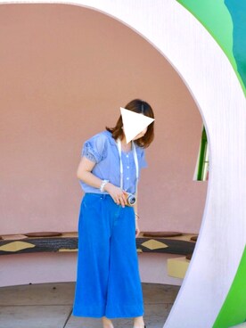 「Jayro（ジャイロ）のアイテム（パンツ）」を使った、Ayumi  ＊*さん（レディース・157cm）の夏コーディネート