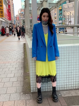 「escstudio」｜AIMIさん（レディース・163cm）の冬コーディネート