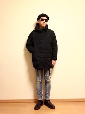 「Journal Standard TRISECT（トライセクト）のアイテム（モッズコート）」を使った、Ken❽raさん（メンズ・174cm）の秋コーディネート