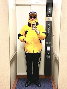 「FLAGSTUFF（フラグスタフ）のアイテム（パンツ）」を使った、Ken❽raさん（メンズ・174cm）の冬コーディネート