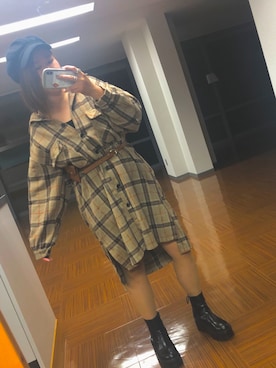 村田梓さん（レディース・163cm）の秋コーディネート