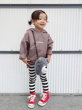 Sakuiiさん(キッズ・100cm)の秋コーディネート