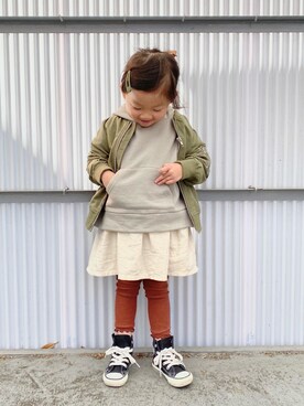 Sakuiiさん（キッズ・100cm）の秋コーディネート
