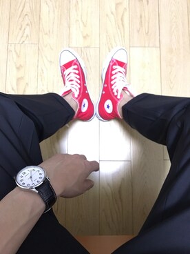 「CASIO（カシオ）のアイテム（レッグウェア）」を使った、White_莫_さん（メンズ・173cm）の春コーディネート
