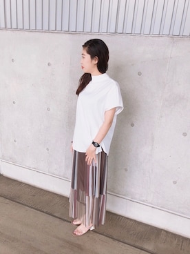 ELENDEEK京都伊勢丹店さん（レディース・163cm）の夏コーディネート