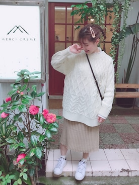 リ・ポジェさん（レディース・148cm）の春コーディネート