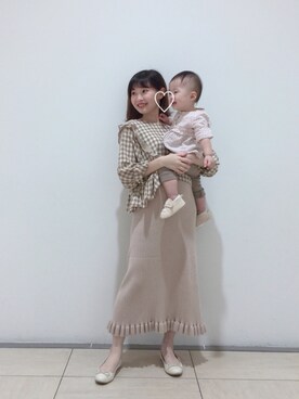 リ・ポジェさん（レディース・148cm）の秋コーディネート